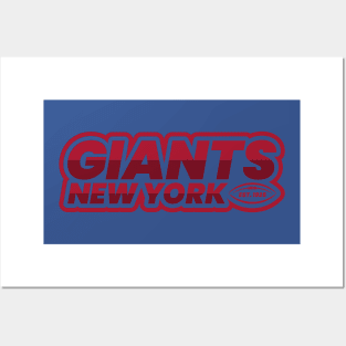 New York Giants 4 Posters and Art